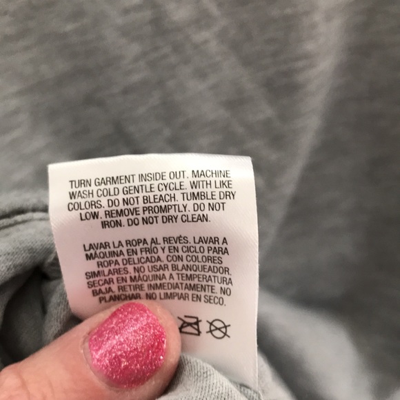 PINKK TANK TOP LIGHT GREY 1X RUNS SMALL - Picture 5 of 5